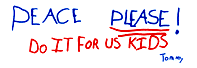Peace sticker gif